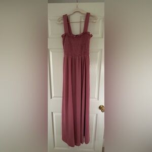 Pink Lulu’s maxi dress (small)